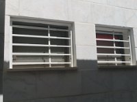 סורגית מדגם באנקר - התקנה רוחבית