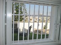 סורגית מדגם באנקר - התקנה אנכית